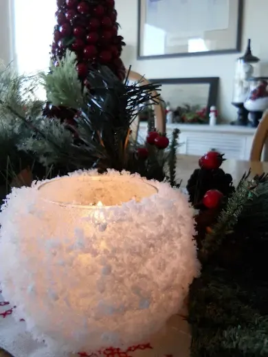 Snowball Votive Candle Holders