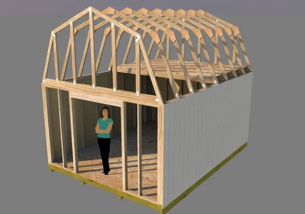 12x16 Shed Plans You Can Build - Handy Keen