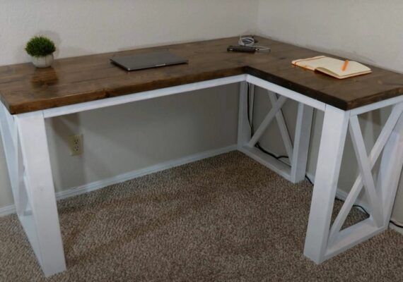42 DIY L-Shaped Desk Plans and Ideas