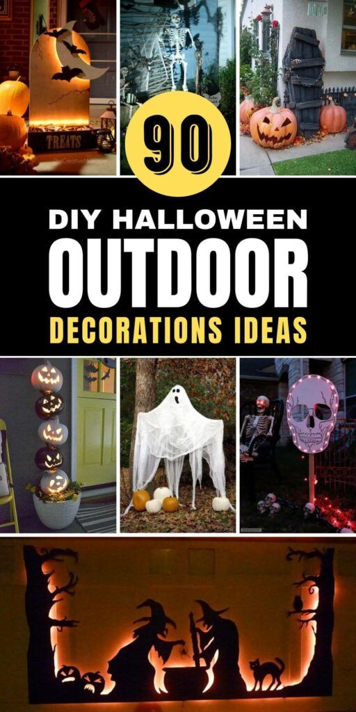 90 Best DIY Halloween Outdoor Decorations Ideas