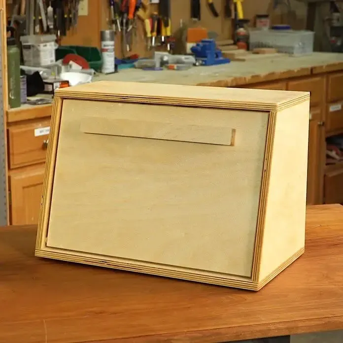 16 DIY Bread Box Plans And Ideas You Can Build - Handy Keen