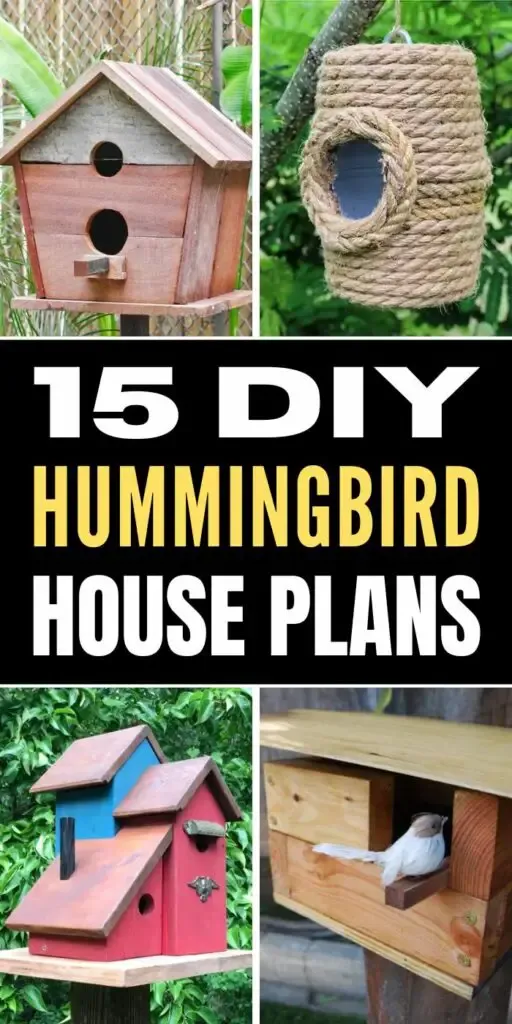 15 DIY Hummingbird House Plans