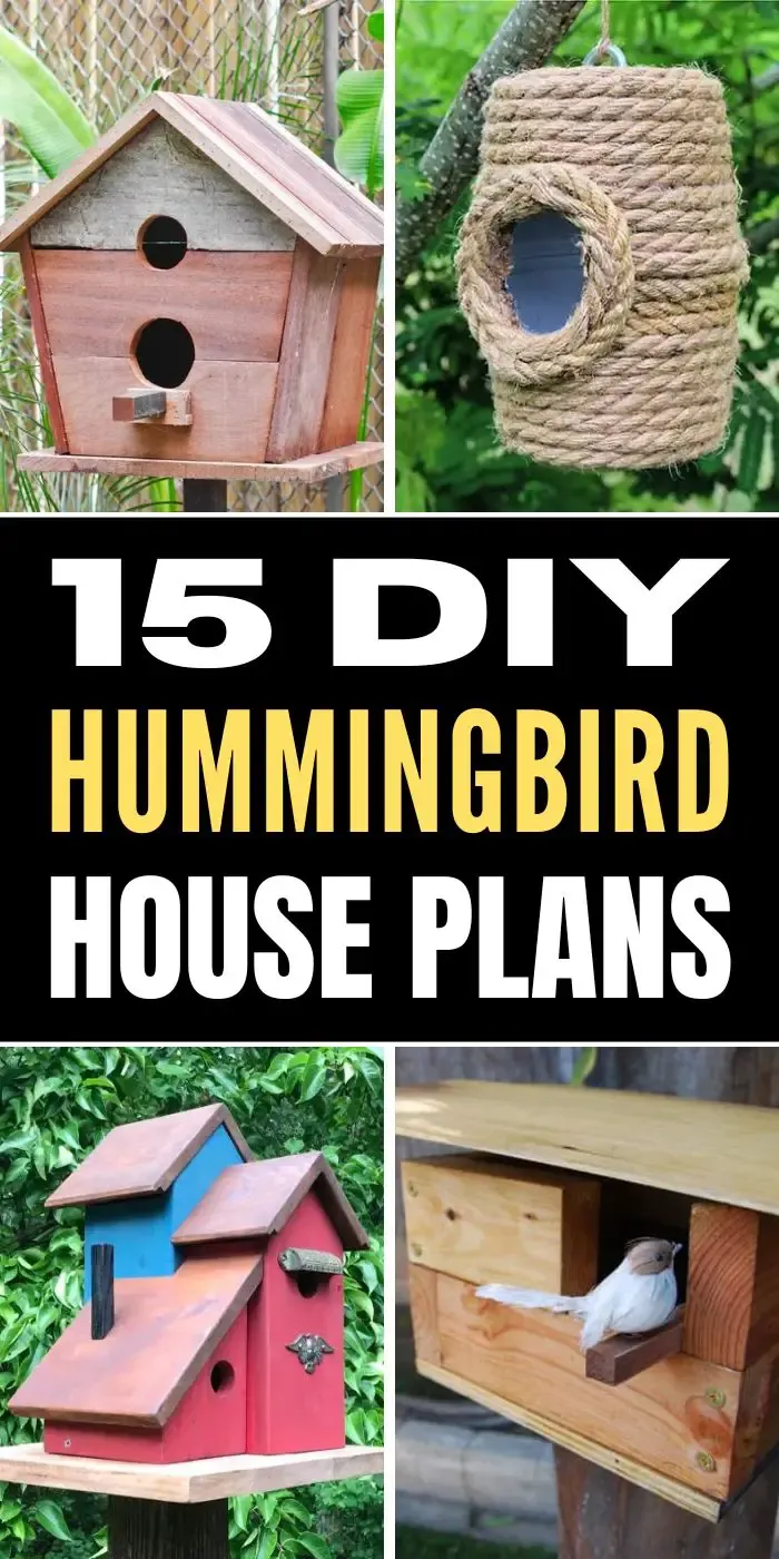 15 Diy Hummingbird House Plans You Can Build - Handy Keen