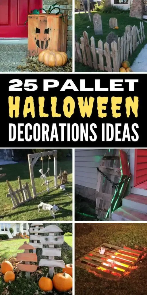 25 Awesome Pallet Halloween Decorations Ideas