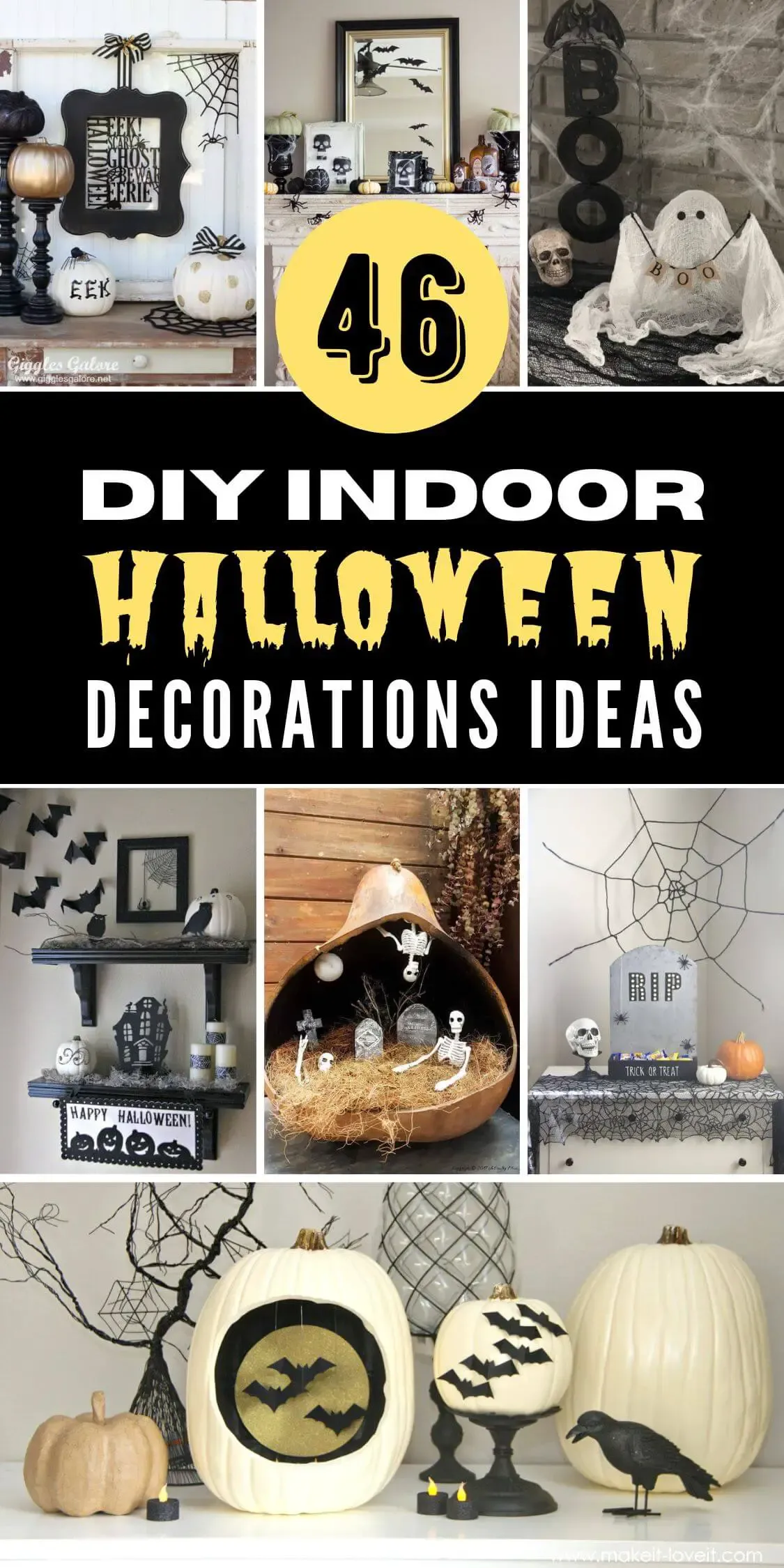 46 Best DIY Indoor Halloween Decorations Ideas - Handy Keen