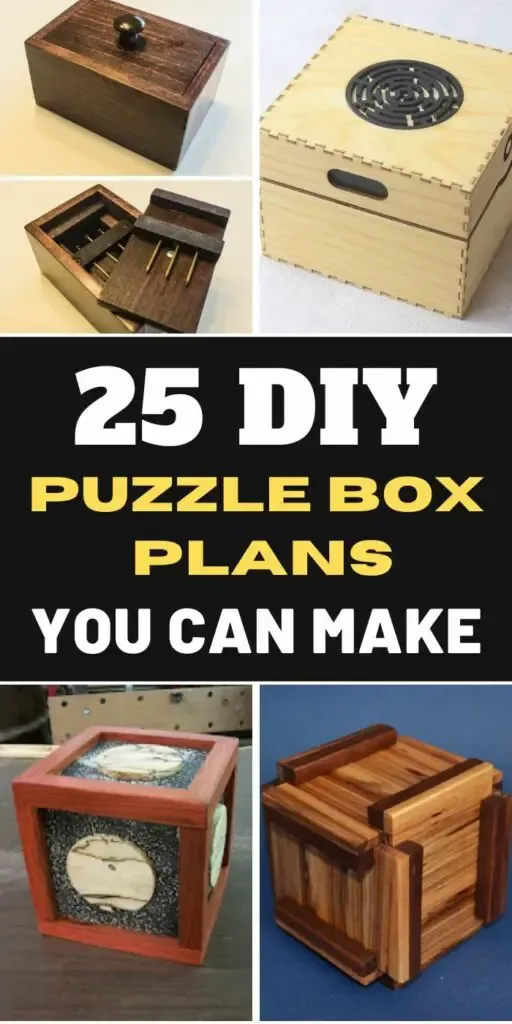 25 DIY Puzzle Box Plans You Can Make