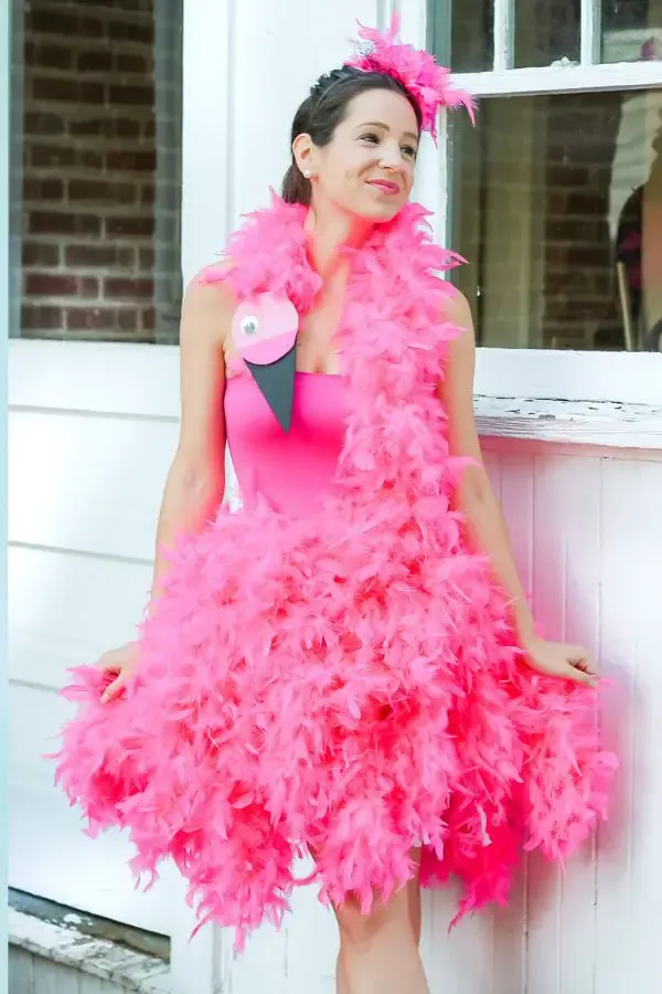 DIY Flamingo Costume