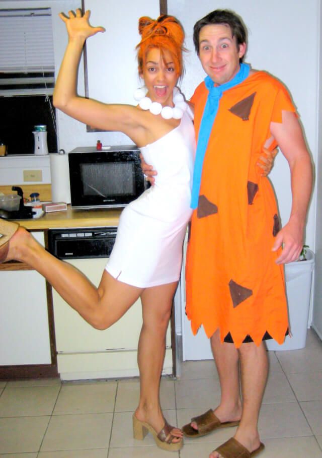 DIY Fred And Wilma Flinstone Costumes
