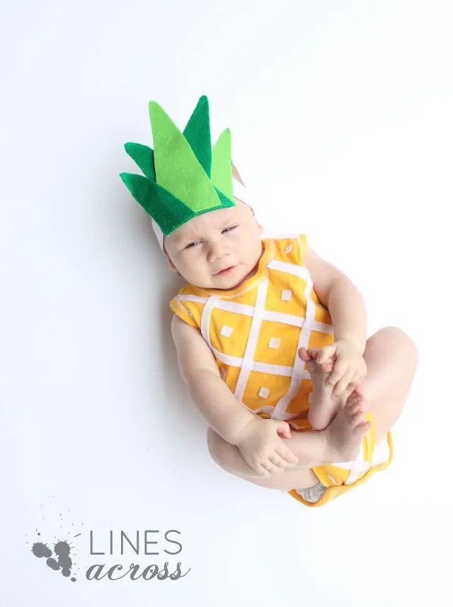 Handmade Pineapple Baby Costume