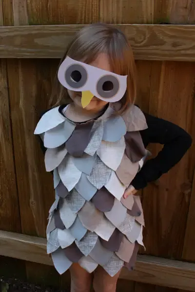 Last-Minute Kids’ Owl Costume