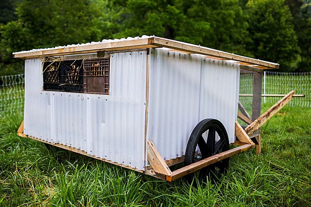 Mobile Chicken Coop Easily Move