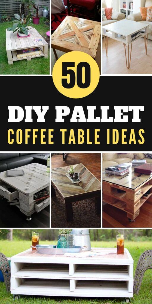 50 DIY Pallet Coffee Table Ideas