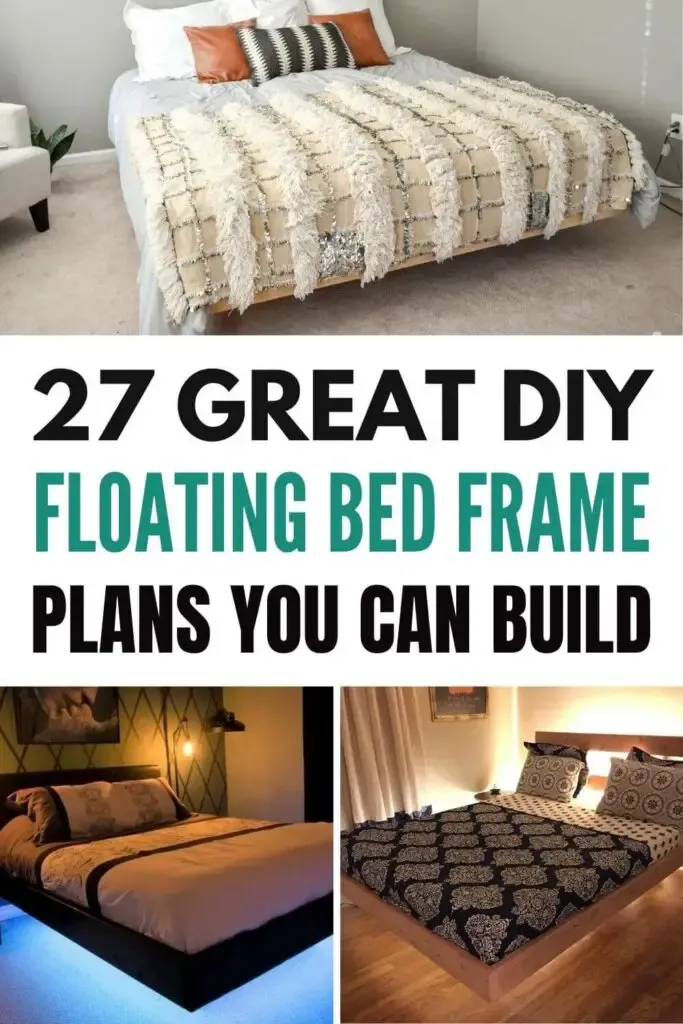 27 Great DIY Floating Bed Frame Plans