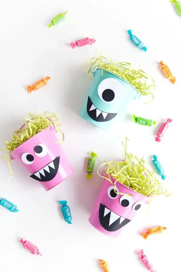 DIY Monster Candy Bucket