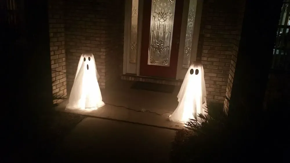 Halloween DIY Ghost Lights