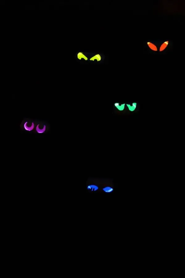 Make Glow Stick Eyes For Halloween