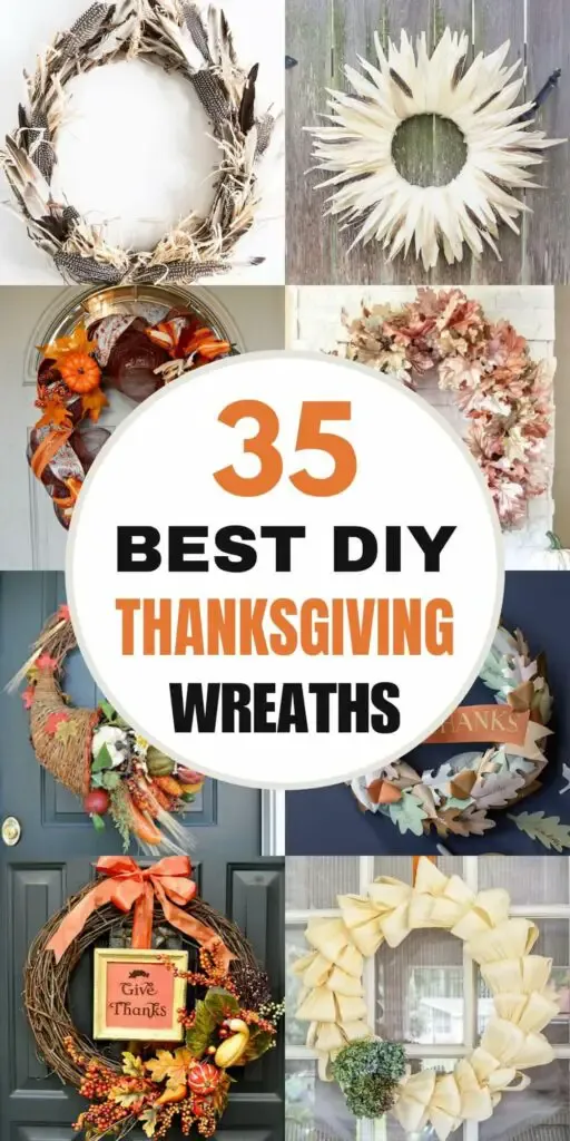 35 Best DIY Thanksgiving Wreaths