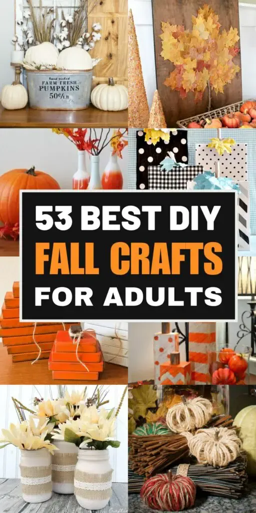 53 Best DIY Fall Crafts For Adults