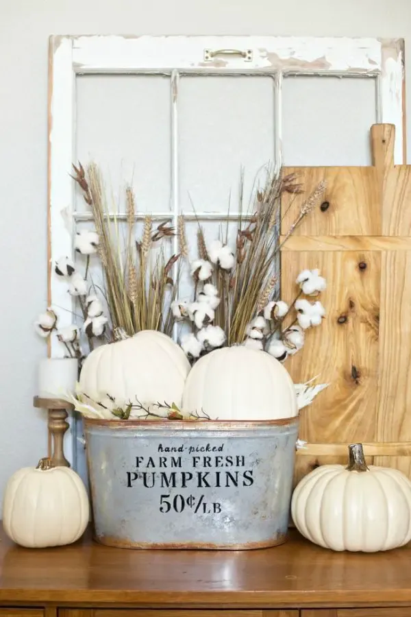 DIY Farmhouse Pumpkin Bucket