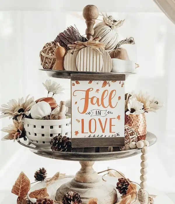 Fall Tiered Tray By Sweet Pembroke Home