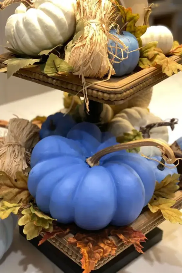 Fall Tiered Tray Decor From Celebrate & Decorate