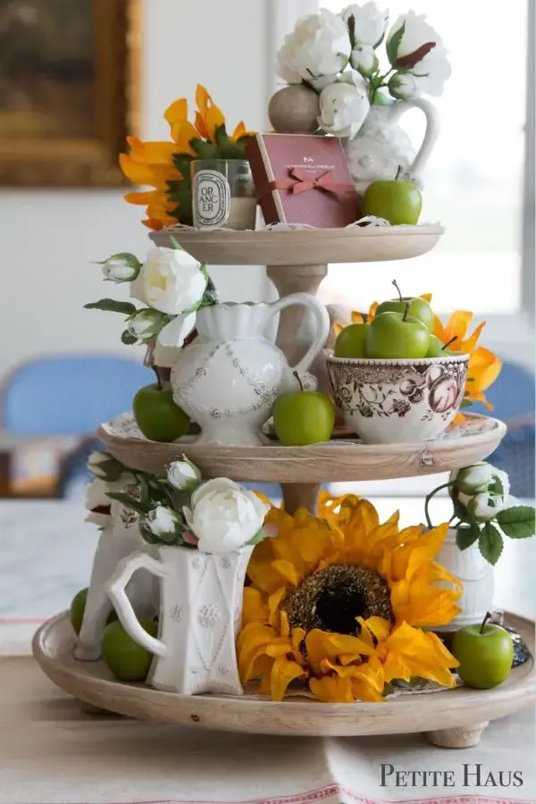 Late Summer Early Fall Tiered Tray