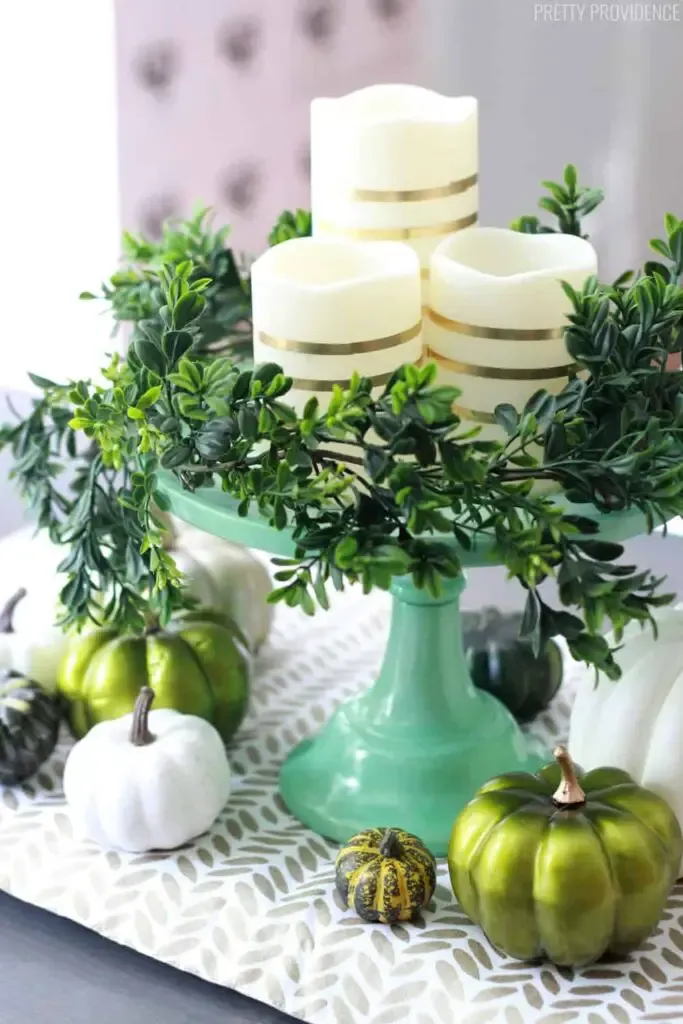 Modern Centerpiece And Thanksgiving Table Decor