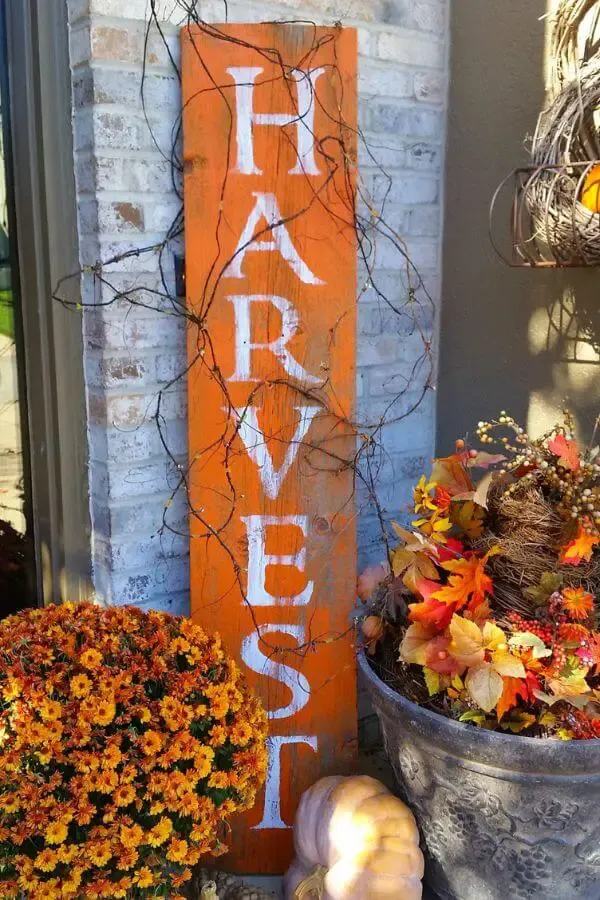 Outdoor Harvest Sign By The Magic Brush