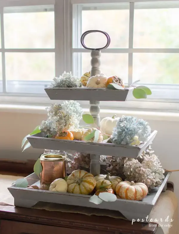 Tiered Tray Styling For Antique Lover