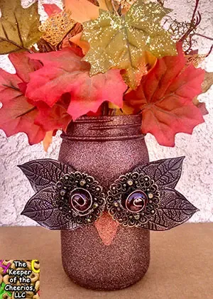 Fall Owl Mason Jar