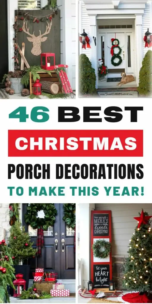 46 Best Christmas Porch Decorations