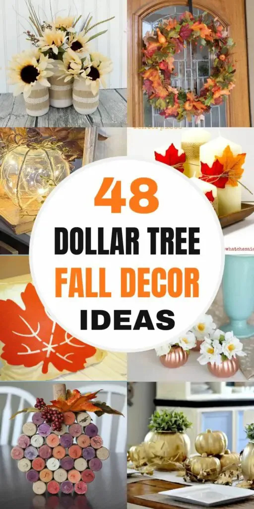 48 Dollar Tree Fall Decor Ideas