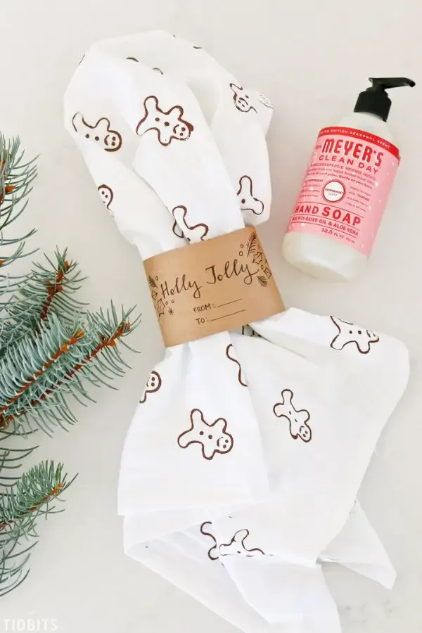 Cookie Cutter Stamped Tea Towels