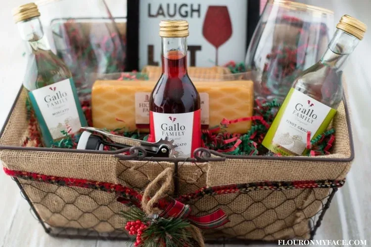 DIY Wine Gift Basket