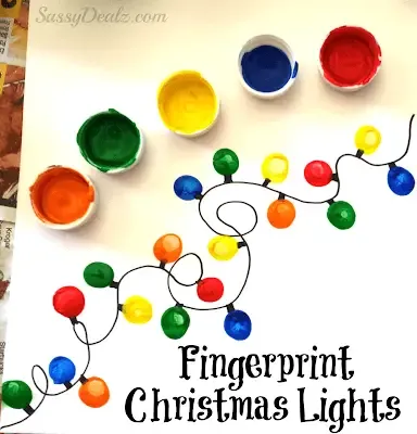 Fingerprint Christmas Light
