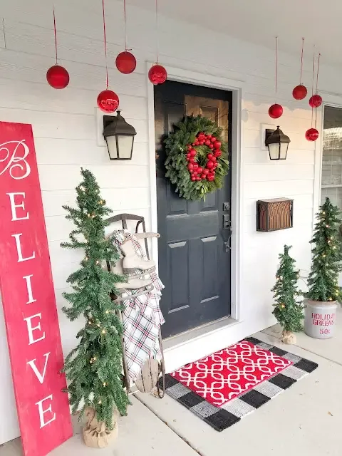 Outdoor Holiday Porch Tour By R&R At Home