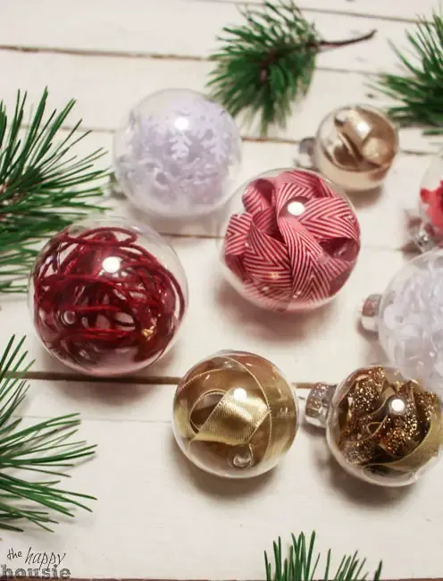 Ribbon Stuffed Ornaments