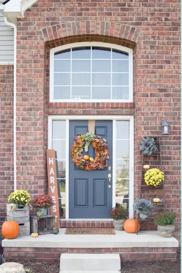Rustic Fall Front Porch