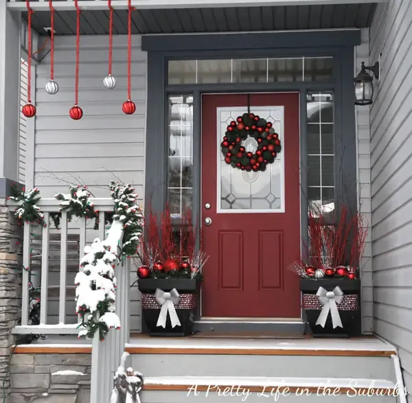 Festive Outdoor Decorations By A Pretty Life