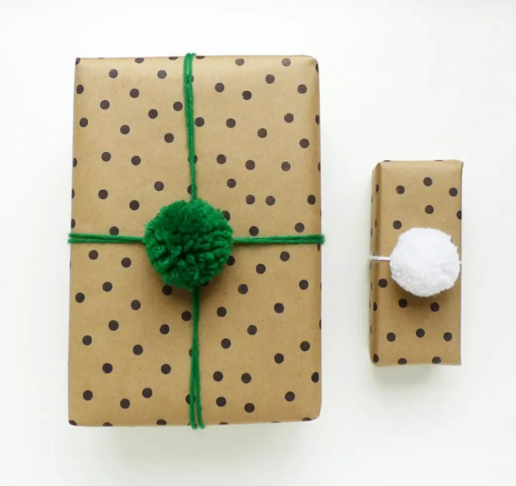 Poka Dot & Pom Pom Gift Wrap