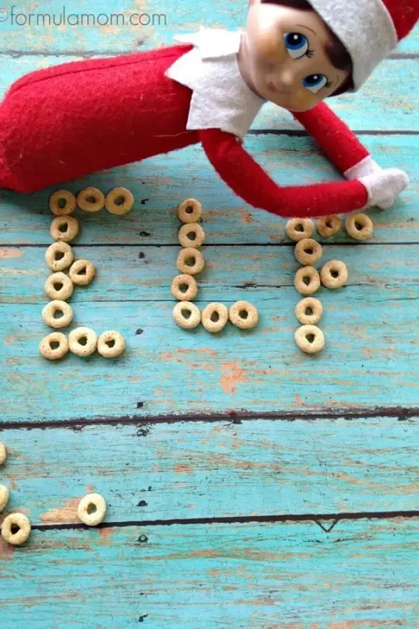 Spelling With Cheerios By Simple Parent