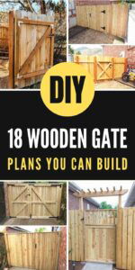 18 DIY Wooden Gate Plans You Can Build - Handy Keen