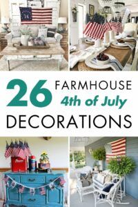 26 Farmhouse 4th of July Decorations